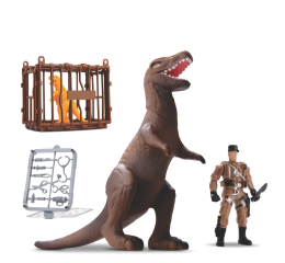 DINO PARK HUNTERS EXPEDI&Ccedil;&Atilde;O C/ACESS 38CM 589